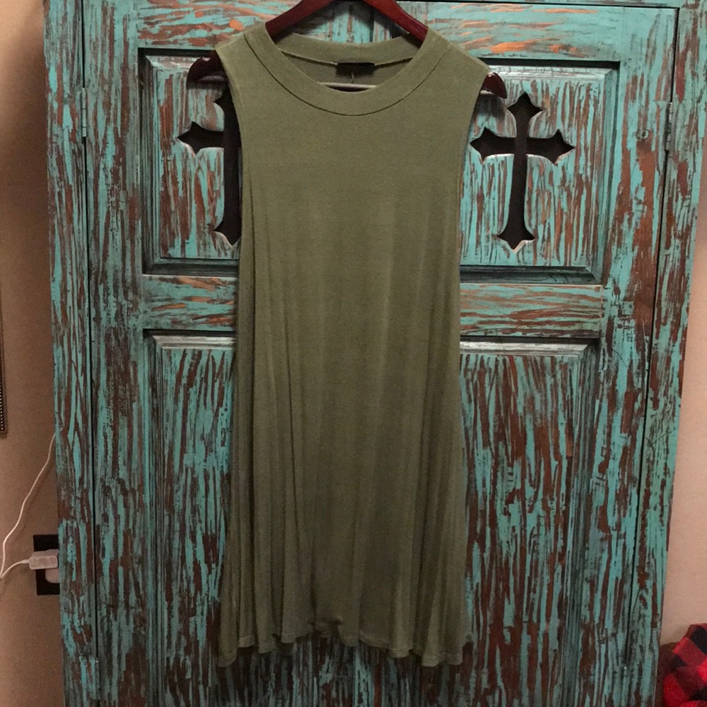 SOLD Olive boutique dress